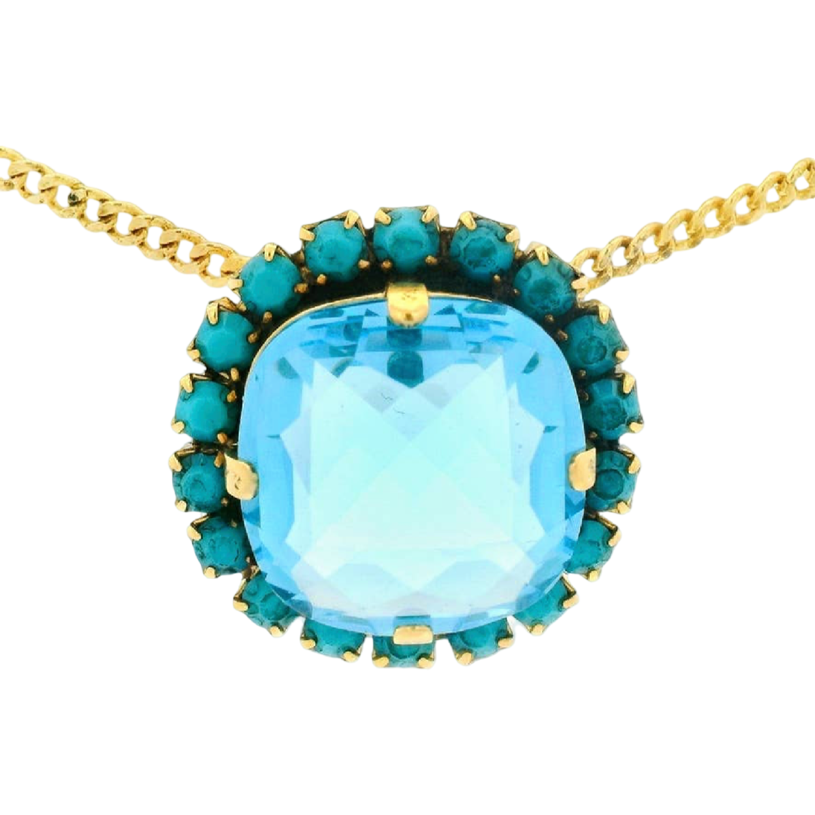 tova necklace, cambrie necklace, aqua crystal necklace, fairy dust jewelry, delicate crystal necklace, layered necklace, gold plated jewelry, canadian jewelry, everyday sparkle