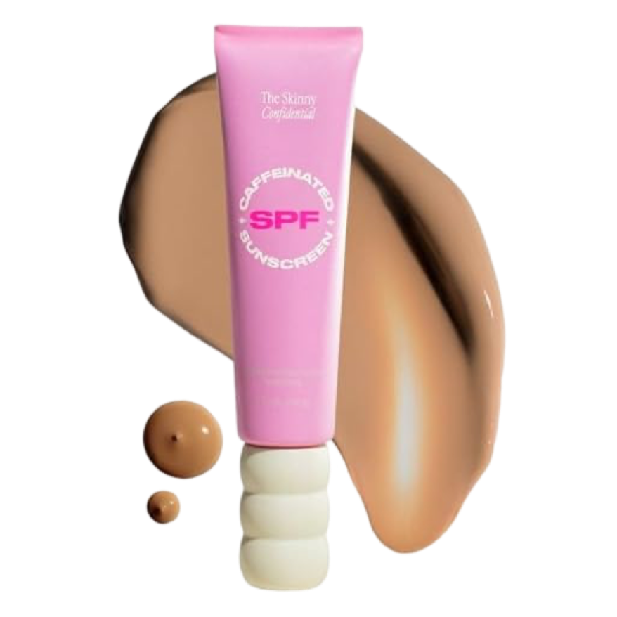 tsc caffeinated sunscreen the skinny confidential tinted spf