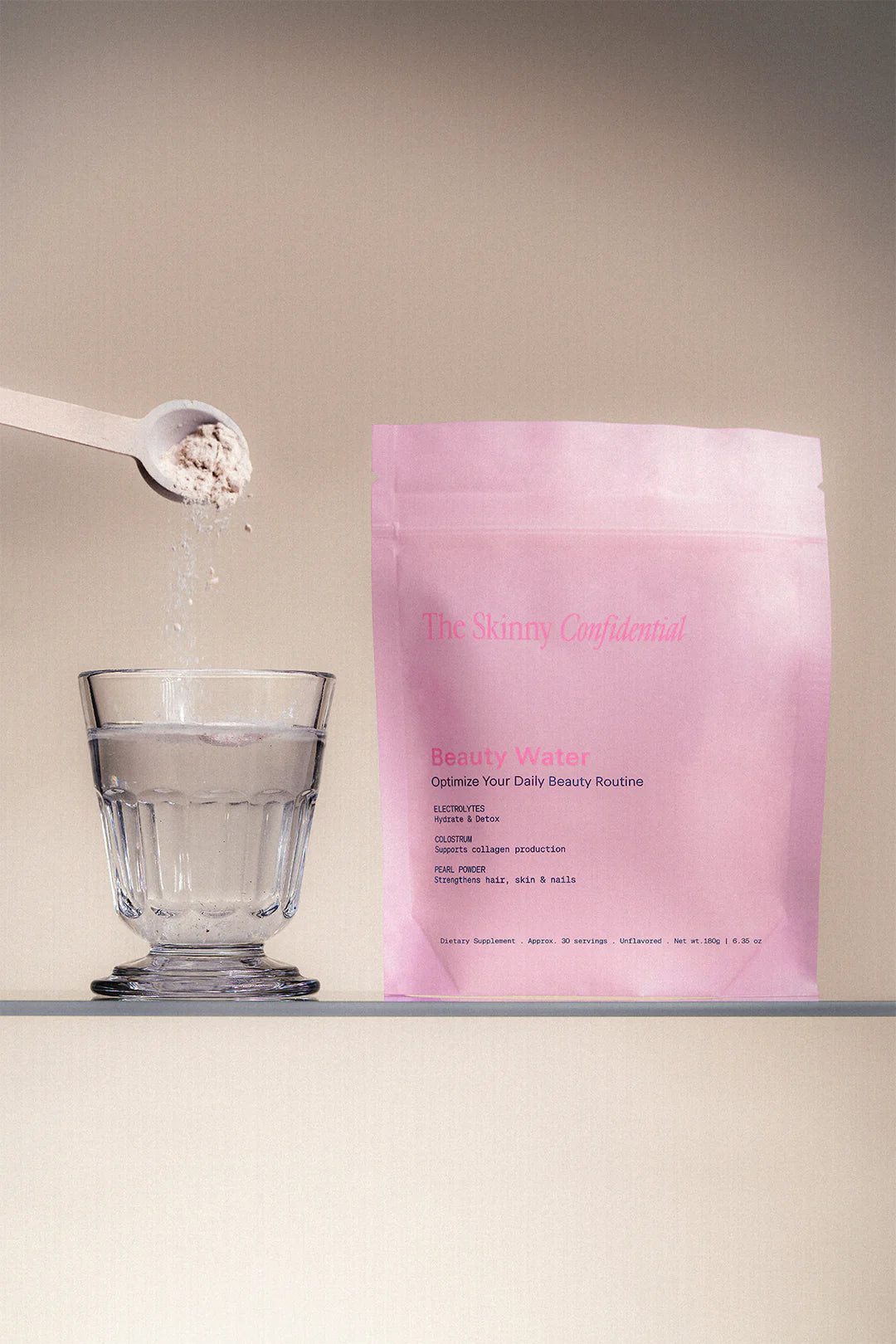 tsc the skinny confidential beauty water tasteless powder 