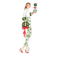 Mrs. Christmas Sticker