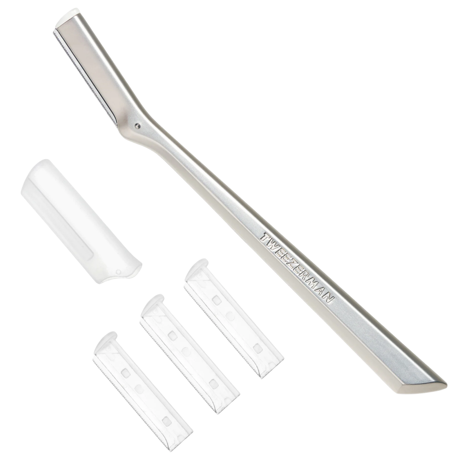 tweezerman facial razor, allure best of beauty, facial razor for women, dermaplaning tool, peach fuzz remover, exfoliating razor, skincare tools, smooth skin essentials, beauty tools, pro beauty tools