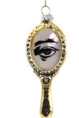 Victorian Hand Mirror Ornament