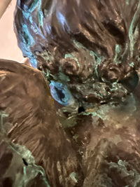 Close-up of a textured surface with intricate details