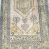 vintage turkish runner, faded peach rug, narrow hallway rug, kitchen runner, antique turkish rug, peach cream runner, boho neutral rug, soft palette rug, MD Home rug, one-of-a-kind runner