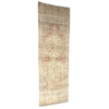 vintage turkish runner, neutral turkish rug, blush and beige runner, faded medallion rug, turkish hallway rug, antique runner, vintage rug mississippi, boho rug, entryway runner, handmade turkish rug, soft color rug, vintage home decor
