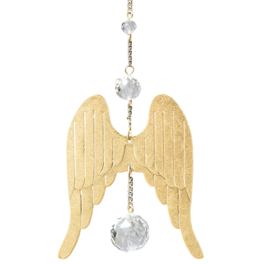 wings protection mini suncatcher healing energy window car accessory scout
