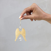 wings protection mini suncatcher healing energy window car accessory scout