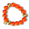 Orange Beaded Brianna Bracelet