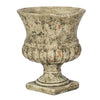 Round Cement Urn Small