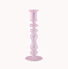 Colorful Egyptian Revival Candlesticks: Small Bone Pink