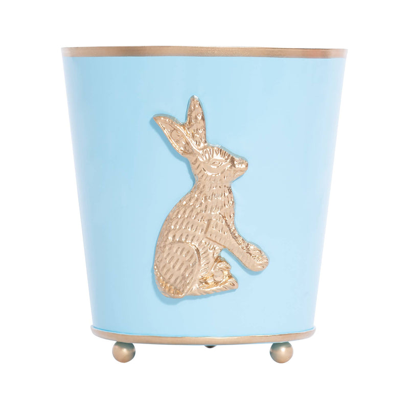 Regency Rabbit Round Cachepot Planter 6: Light Blue