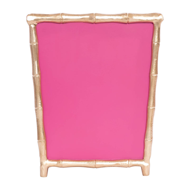 Mattie Chang Mai Square Wastebasket: Pink