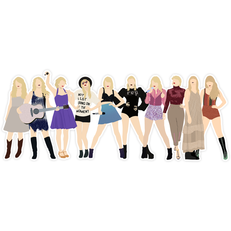 Taylor Swift Eras Sticker