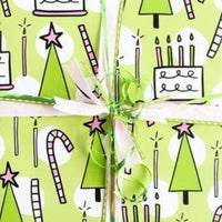 December, Birthday, Winter, Christmas, Wrapping Paper