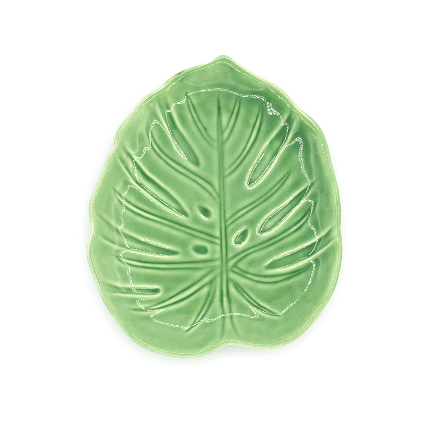 palm dish plate, ceramic serving dish, minimalist ceramic plate, party appetizer plate, elegant display dish, modern ceramic dishware, giftable dish for table setting, neutral dinnerware accent, versatile table dish, timeless ceramic home decor