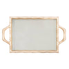 taupe table tray, decorative serving tray, 10x14 taupe tray, Gracie Chang Mai tray, neutral home décor tray, stylish tabletop organizer, seasonal display tray, dining and decor tray, Jaye tray style, elegant utility tray